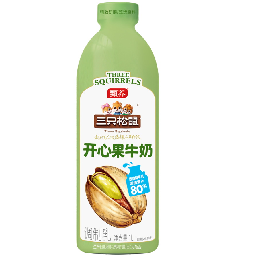 三只松鼠甄养开心果牛奶
