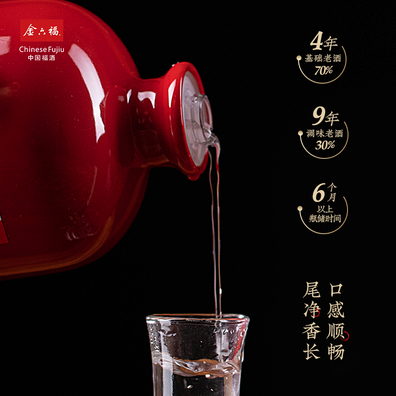 金六福·一坛好酒红坛