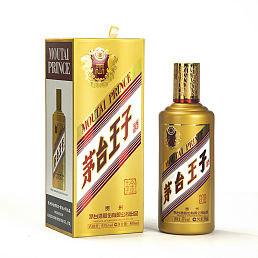 53%vol 500ml茅台王子酒（金王子）