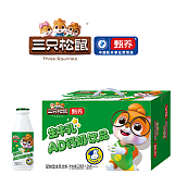 三只松鼠甄养生牛乳AD钙奶饮品220g*24瓶