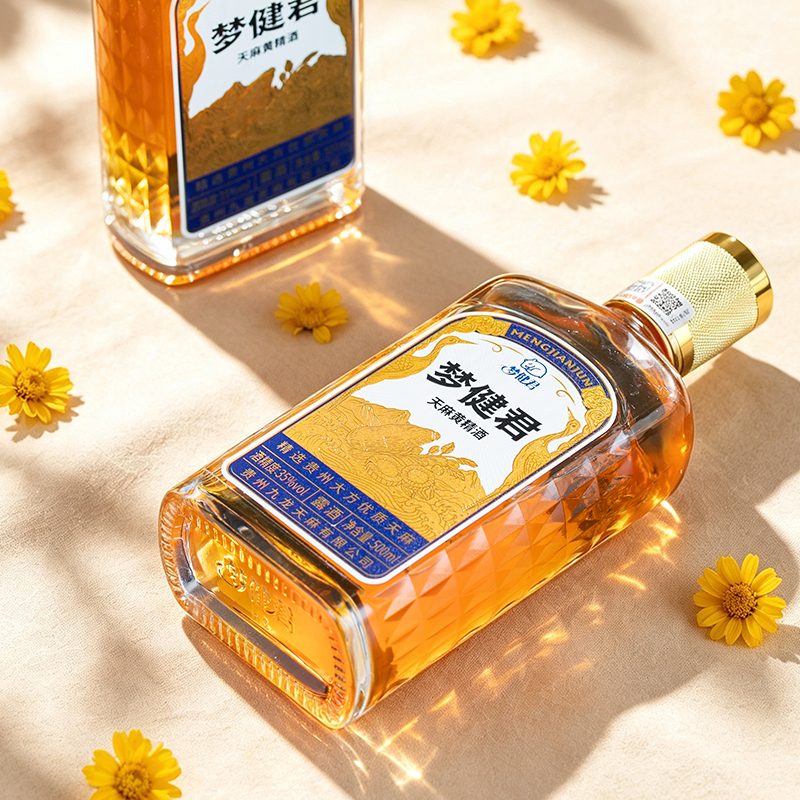 梦健君·天麻黄精酒（露酒）35度 500ml