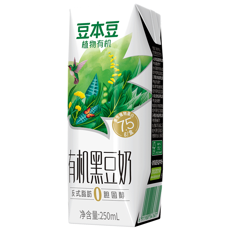 豆本豆250ml有机黑豆奶