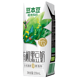 豆本豆250ml有机黑豆奶