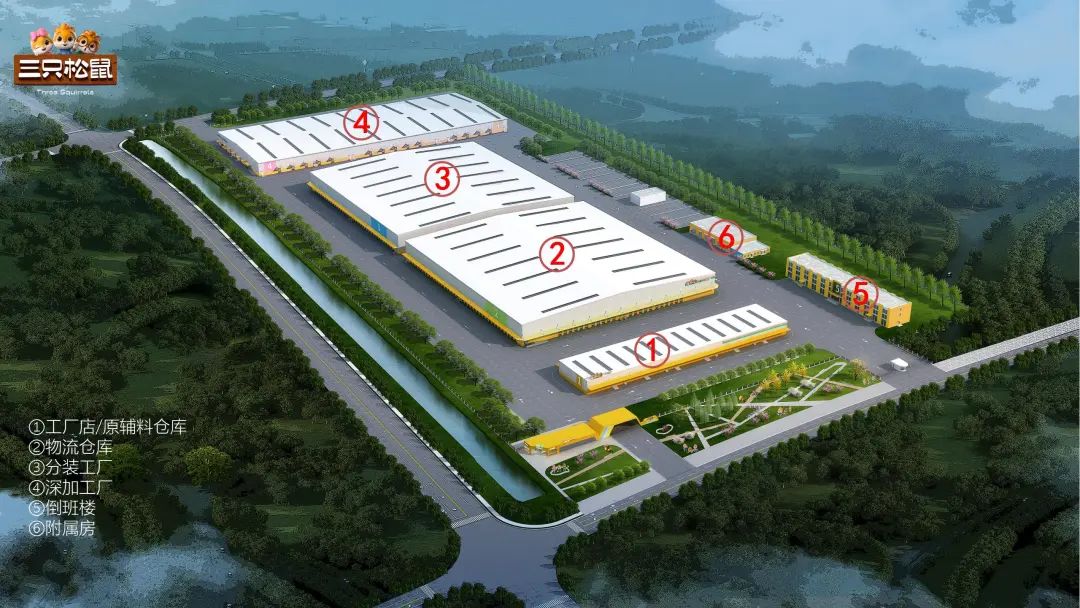三只松鼠北区供应链集约基地正式宣布开工