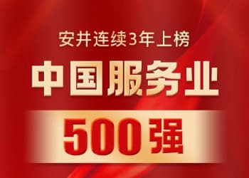 喜报！安井一连3年上榜中国效劳业500强！