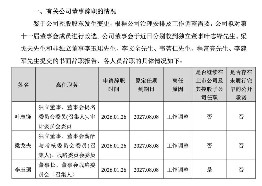 国资入主未满月，黑芝麻董事长宣布辞职