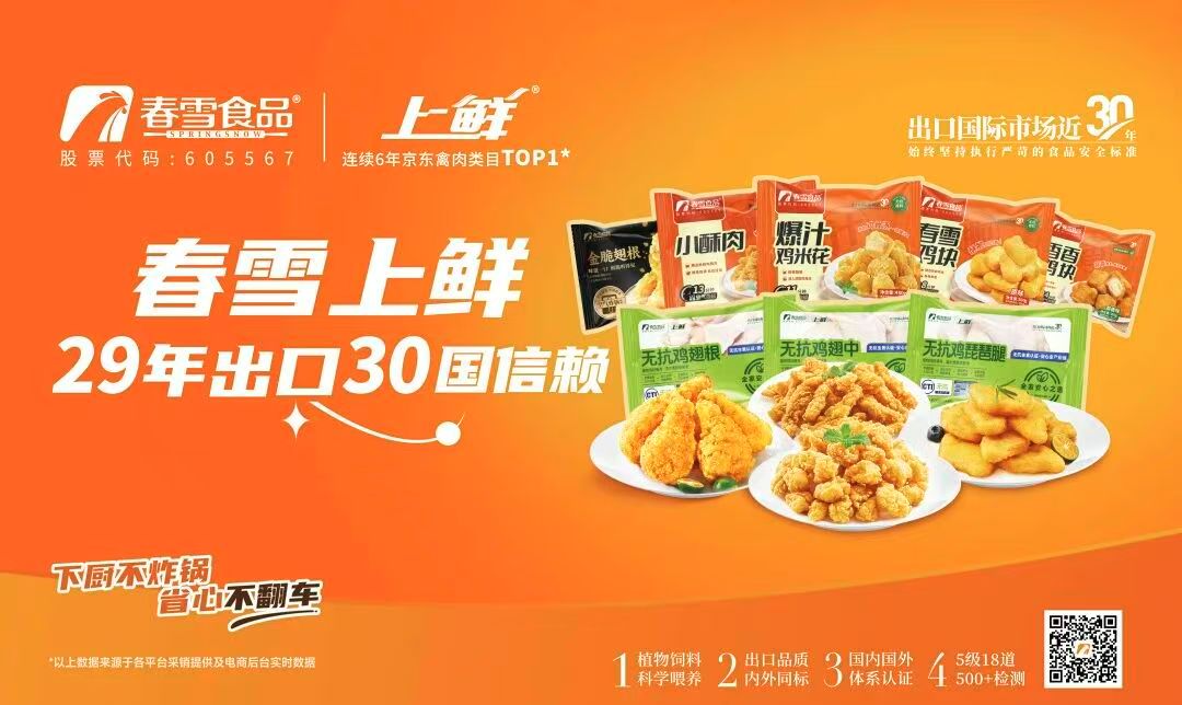 春雪食品集团发布2025年年度业绩预增公告