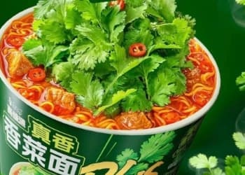 康师傅推出新版“真味道”香菜面
