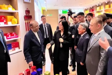 巴基斯坦总统阿西夫·阿里·扎尔达里参访湘茶集团，盛赞“合作”茗茶