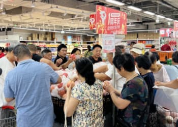 榴莲15.9元/斤、梭子蟹29.9元/斤起，京东折扣超市周年庆首日人气爆棚