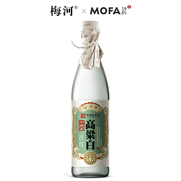 梅河高粱酒  高粱白系竖 （清香 500ml 42/53度）