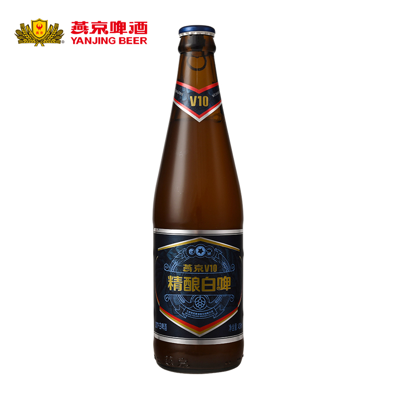 燕京V10白啤426ml瓶装