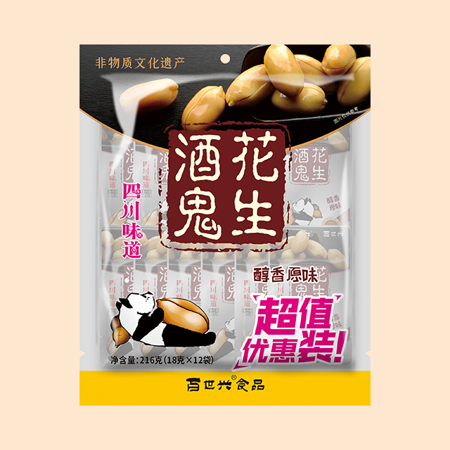 百世兴酒鬼花生原味/休闲零食/小吃/下酒菜/四川特产