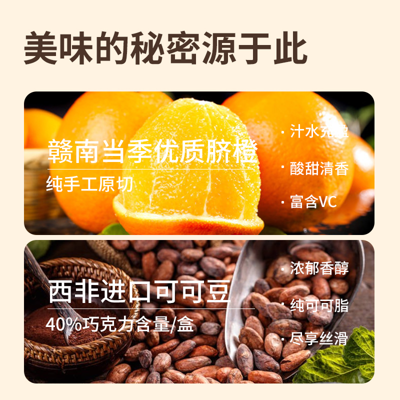 巧克力橙子片—分享装