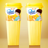 白小乐杯装果粒果汁580ml