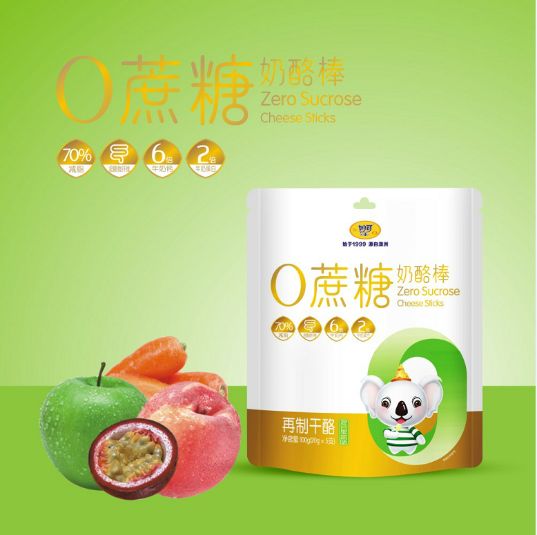 0添加蔗糖奶酪棒