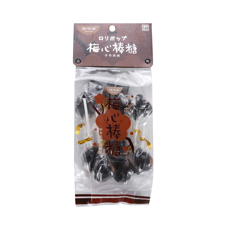 馋咪客梅心棒糖黑糖味