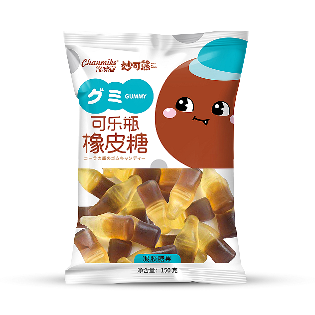 馋咪客可乐瓶橡皮糖
