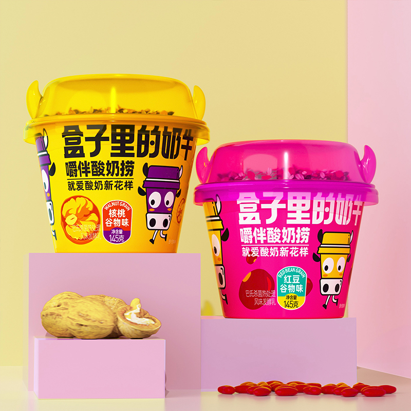 卫高策划案例-嚼绊酸奶 盒子里的奶牛