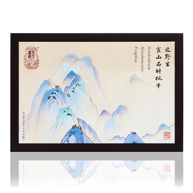 天下泽雨岩崖近野生霍山石斛枫斗