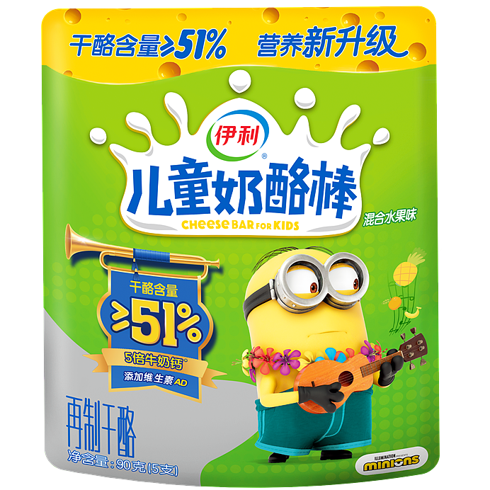 伊利儿童奶酪棒(90g混合水果味)