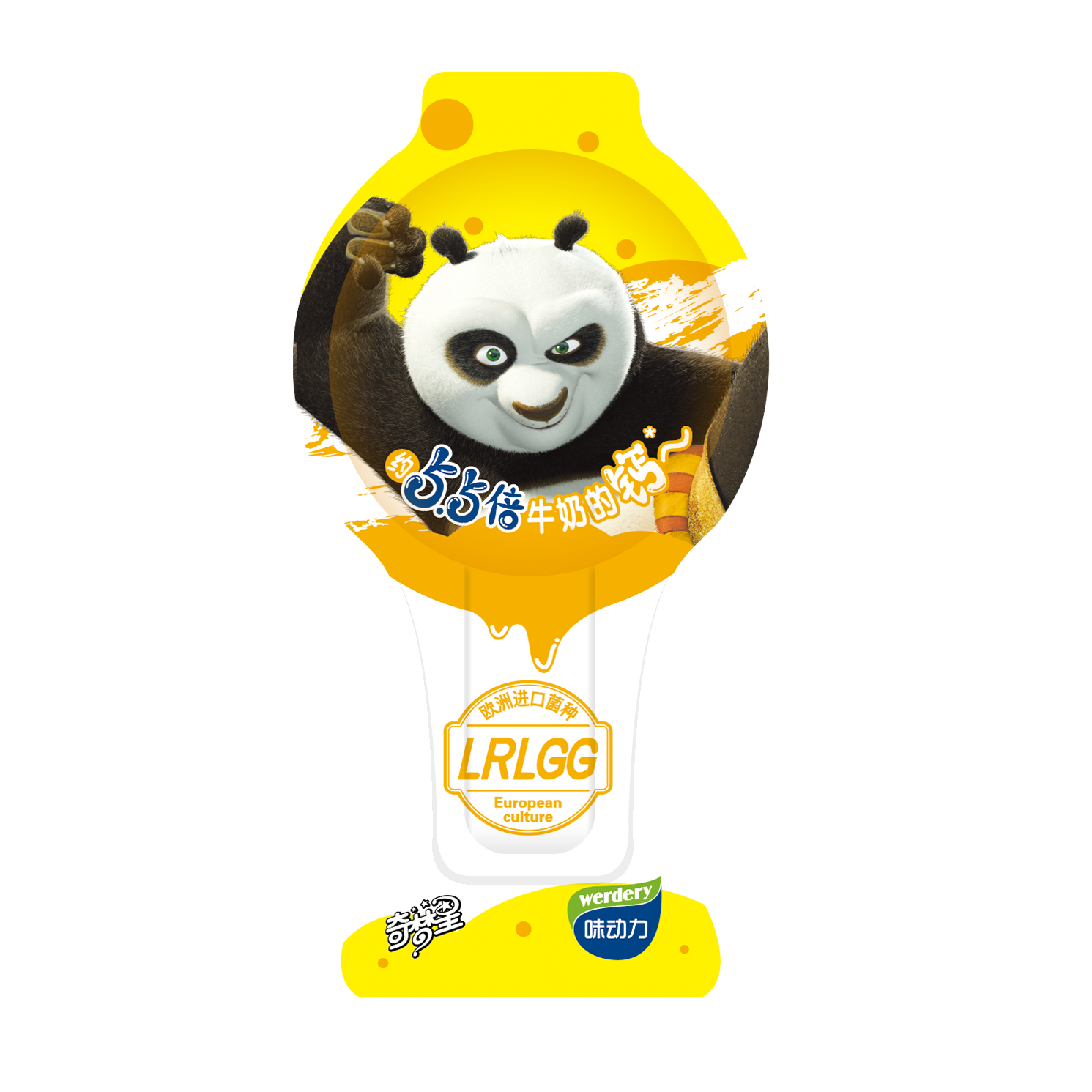 味动力功夫熊猫常温高钙奶酪棒 混合水果味