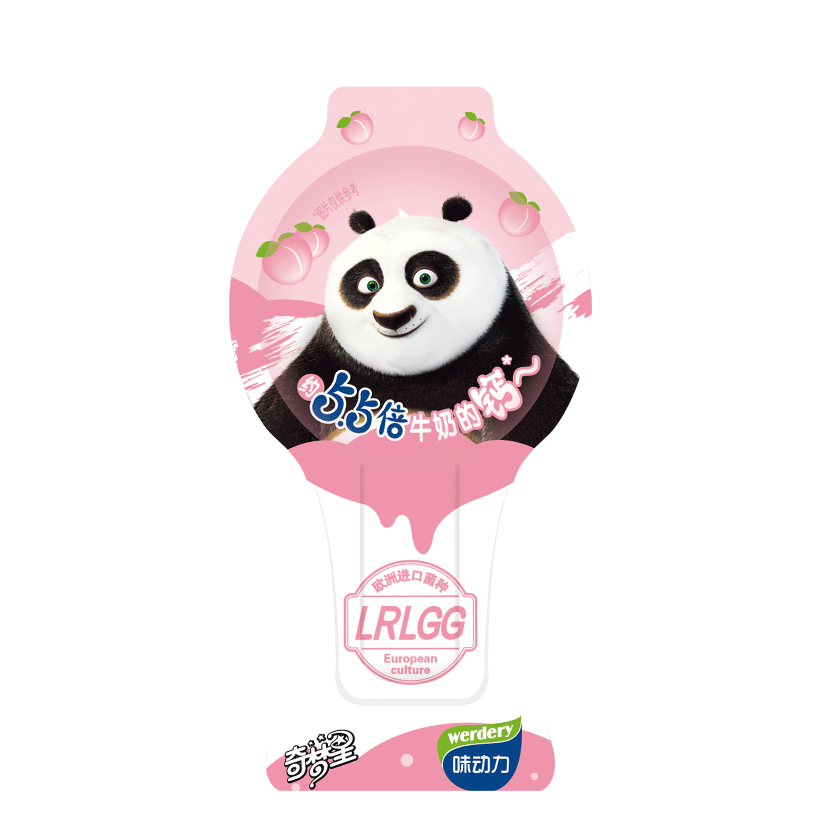 味动力功夫熊猫常温高钙奶酪棒 白桃味