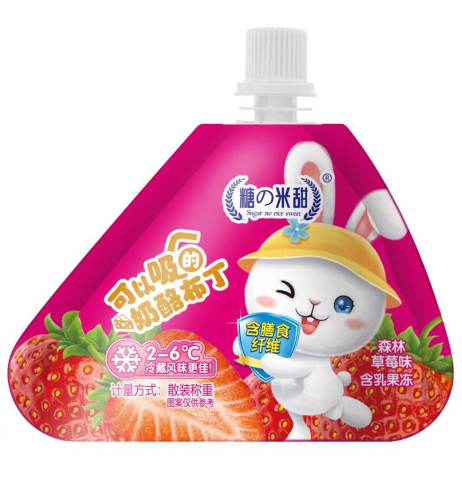 糖の米甜 可以吸的奶酪布丁