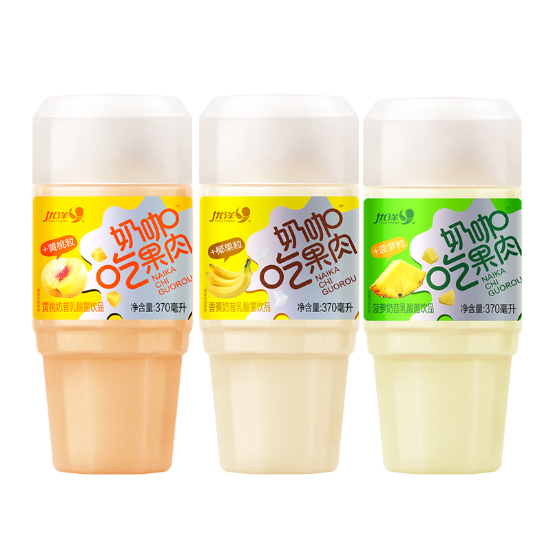 奶咖吃果肉370ML
