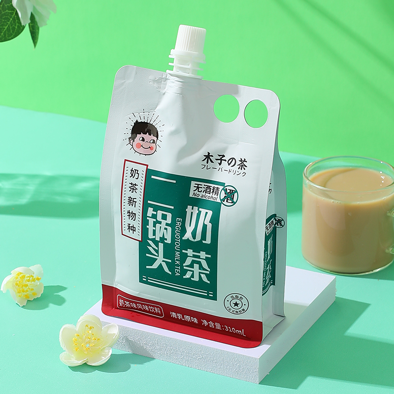 木子の茶二锅头奶茶 风味饮料 阿萨姆味/清白桃味/清乳原味 商超/便利/校园/零食店