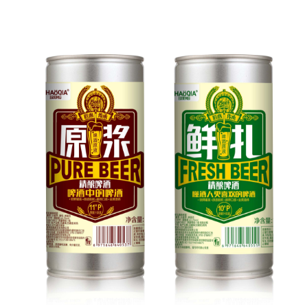 珍好恰鲜扎精酿啤酒、原浆精酿啤酒