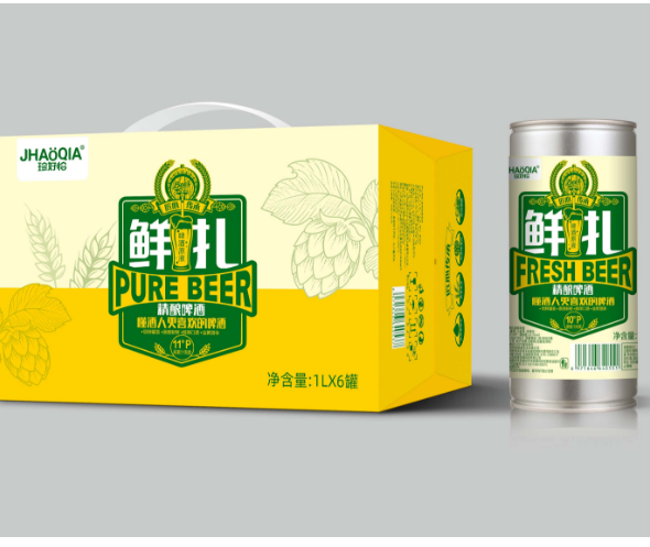 珍好恰鲜扎精酿啤酒、原浆精酿啤酒