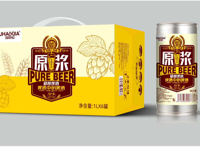 珍好恰鲜扎精酿啤酒、原浆精酿啤酒