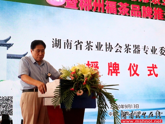 湖南省茶业协会茶器专业委员会今天在长沙成立