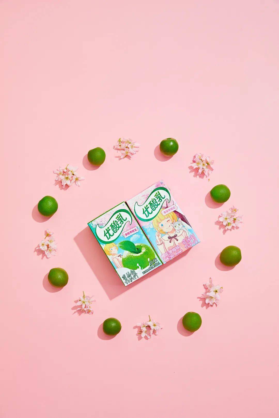 春樱季限定，优酸乳玩转“年轻”有一套！