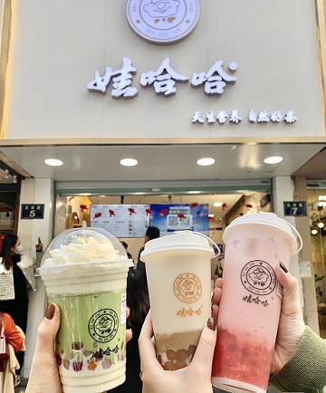 勇敢开创新模式,娃哈哈奶茶大步往前