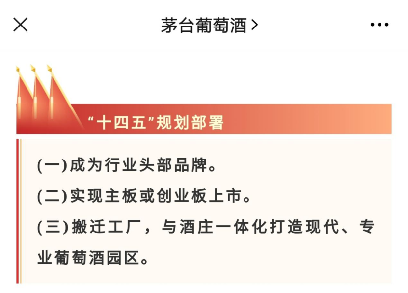 “股王”亲兄弟——茅台葡萄酒上市时间表定了!