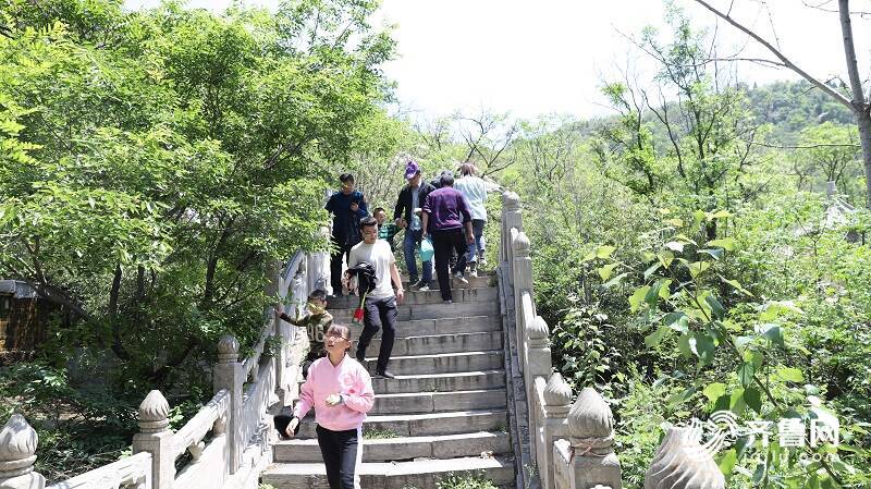 曲阜吴村镇小长假迎来旅游小高峰 农家乐户户客满棚