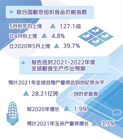 联合国粮农组织:今年谷物产量将创纪录 联合国粮农组织:今年谷物产量将创纪录