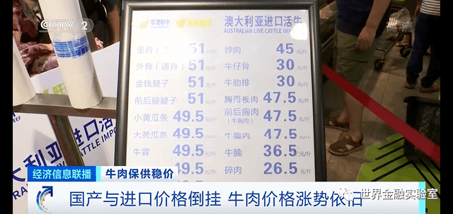牛肉消费量价齐升,进口肉比国产便宜!