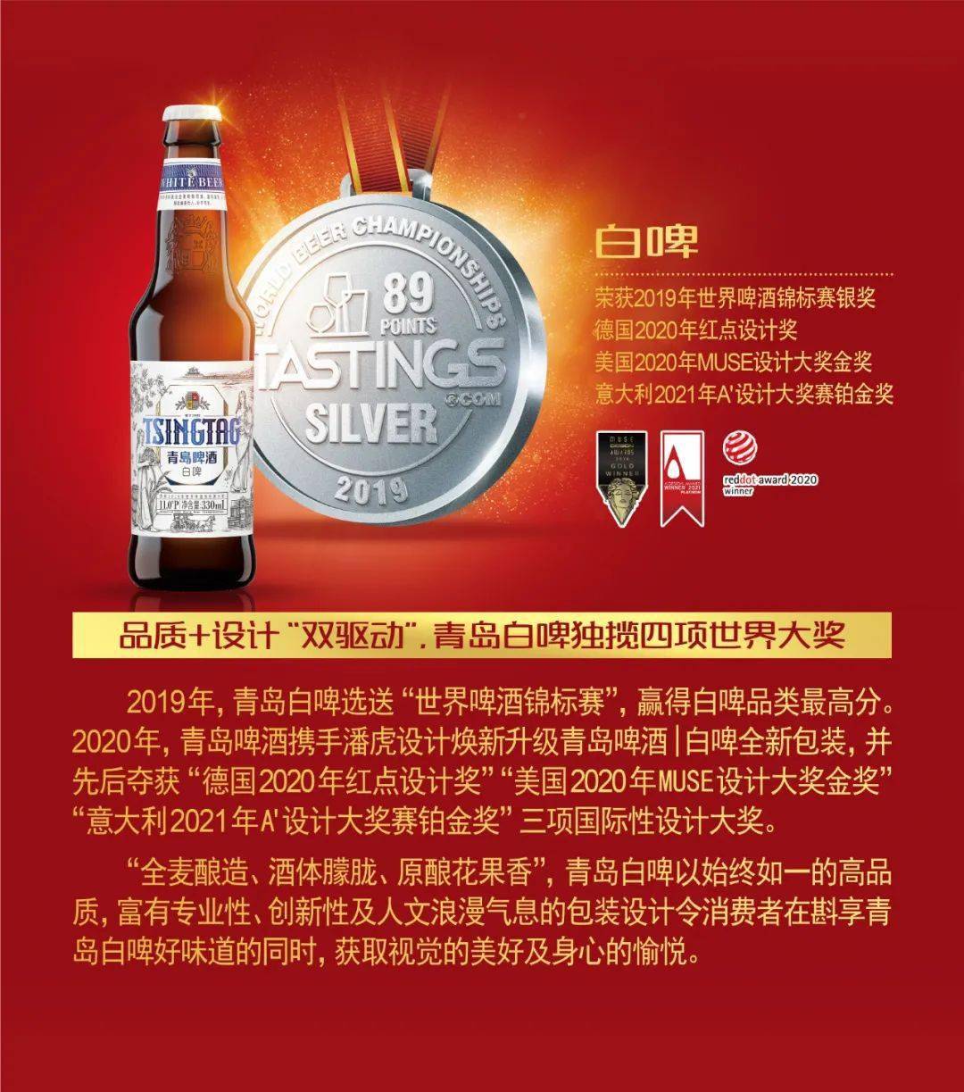 青岛啤酒，酿造让世界说“好”的中国啤酒