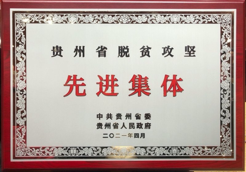 广药集团王老吉刺柠吉公司获“贵州省脱贫攻坚先进集体”