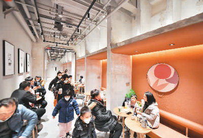 “茶咖”结合新式饮品风靡中国
