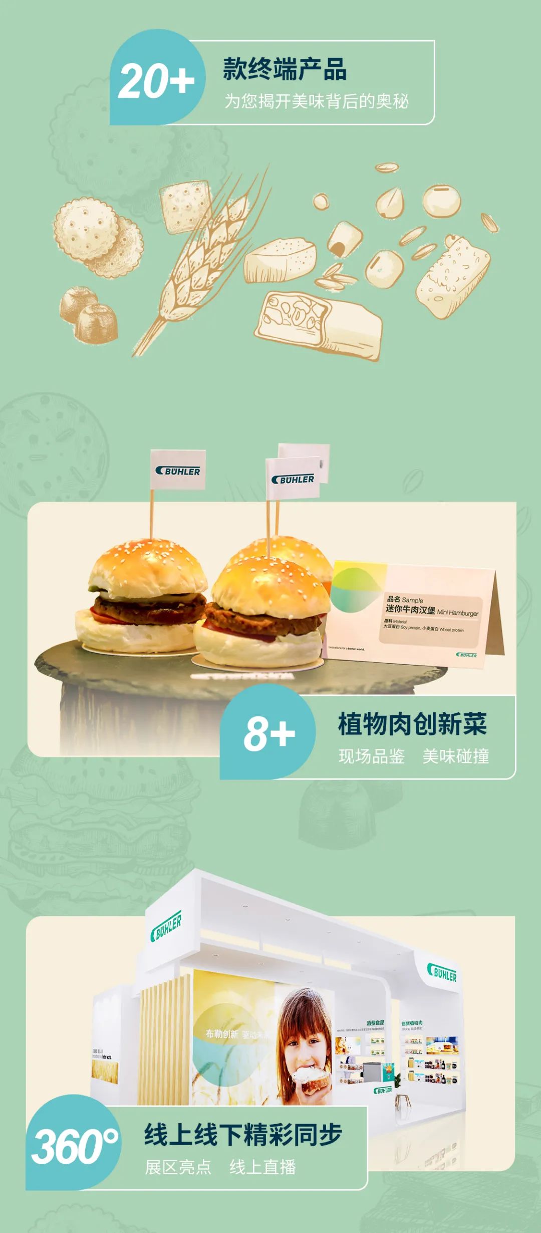 布勒首秀FBIF 2021 | 邀您pick植物肉、蛋白棒和健康谷物