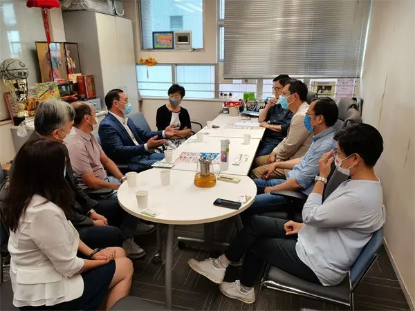 王明凡会长深入香港地区组织和基层家庭 聆听诉求并为社团发展交换意见