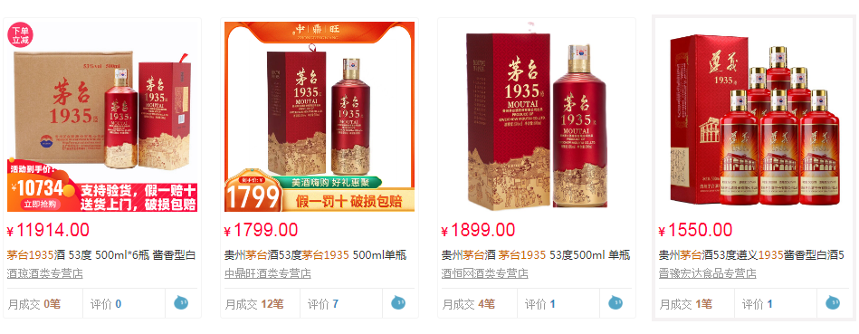 厂价798元,市场价1800元,谁在喝茅台1935?