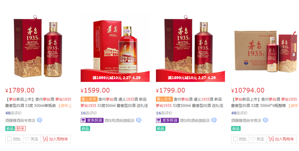 厂价798元,市场价1800元,谁在喝茅台1935?