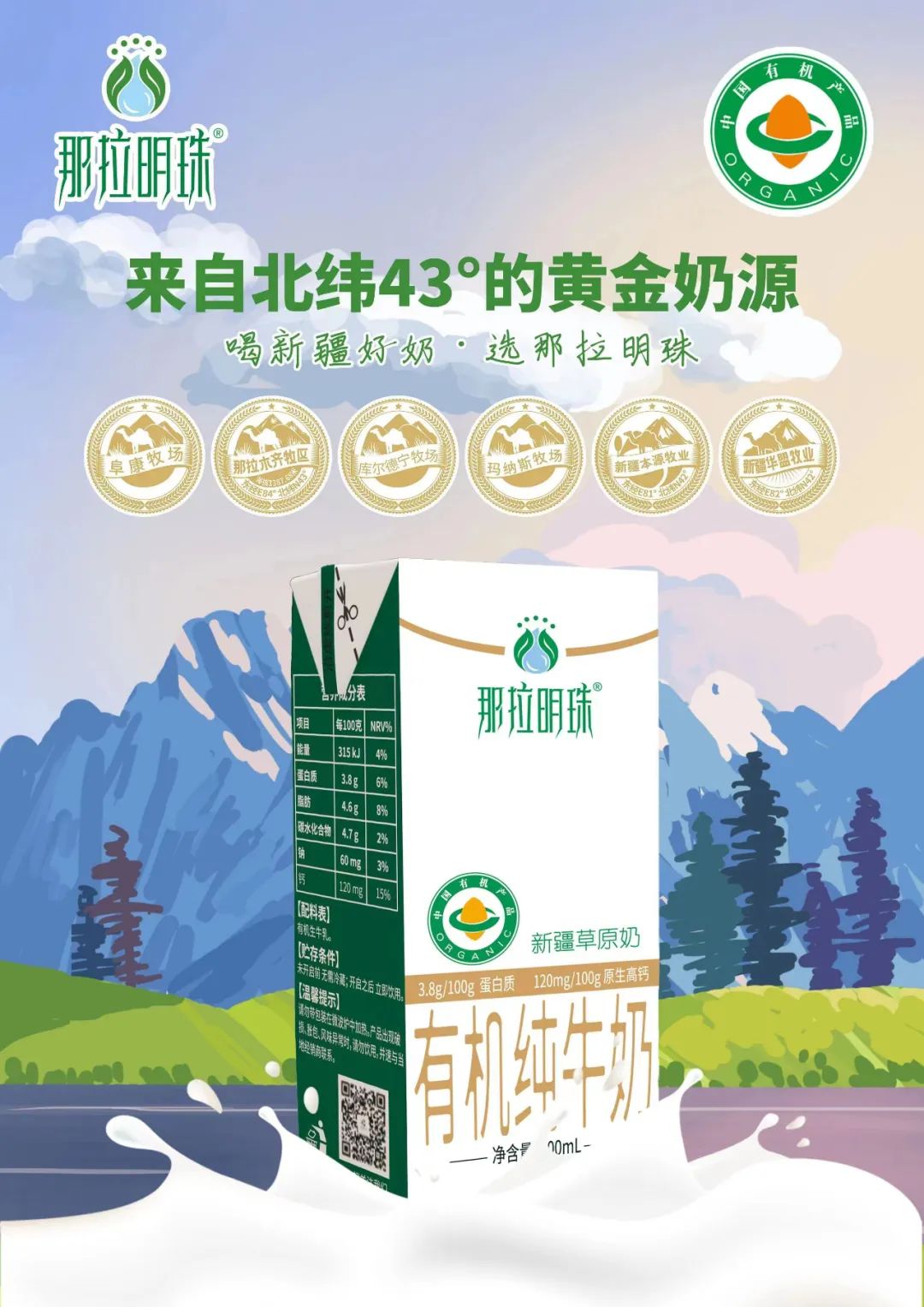 占位“工厂、牧场双有机”的新疆草原奶,究竟有何魔力?