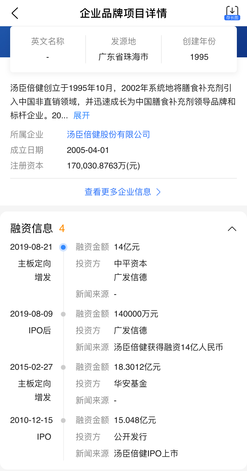 增收不增利，汤臣倍健怎么了？