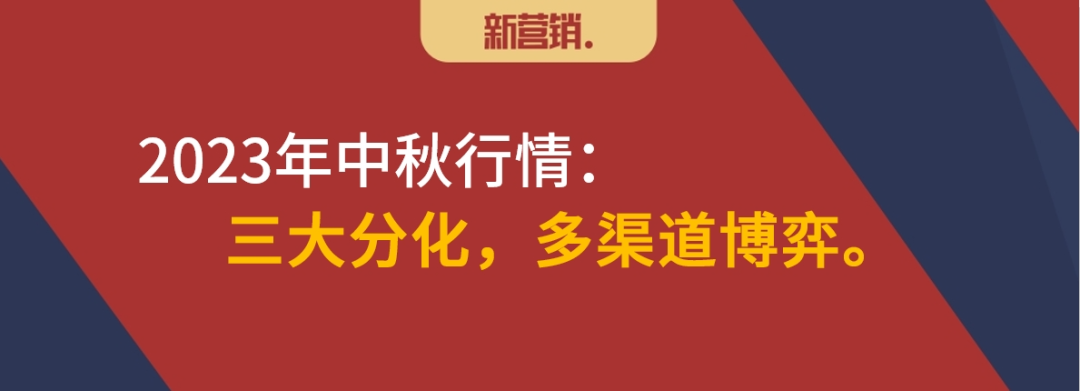 2023年中秋行情:三大分化,多渠道博弈